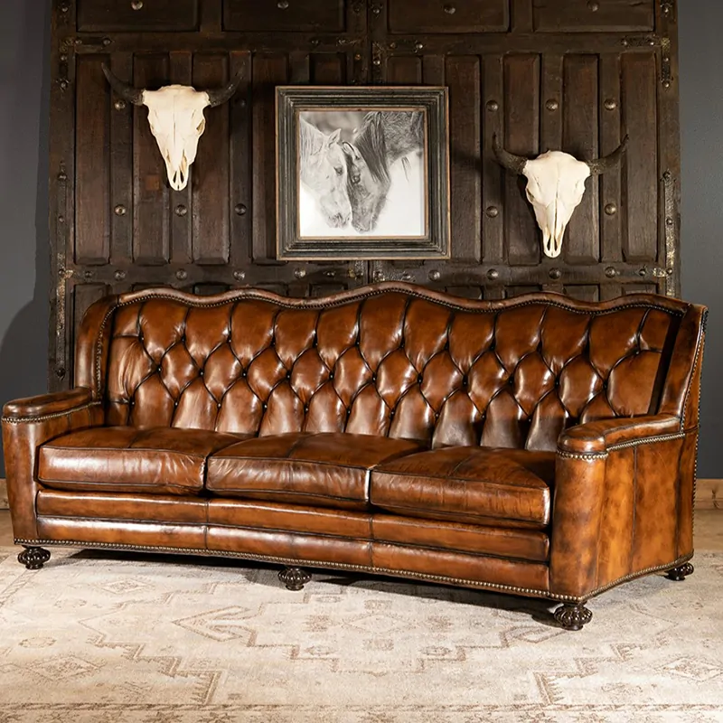 Tufted 3-Seater Sofa