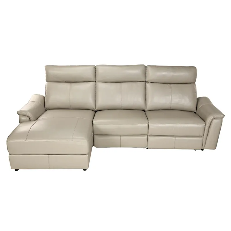 Recliner Sofa with Lounger - Fano Leather