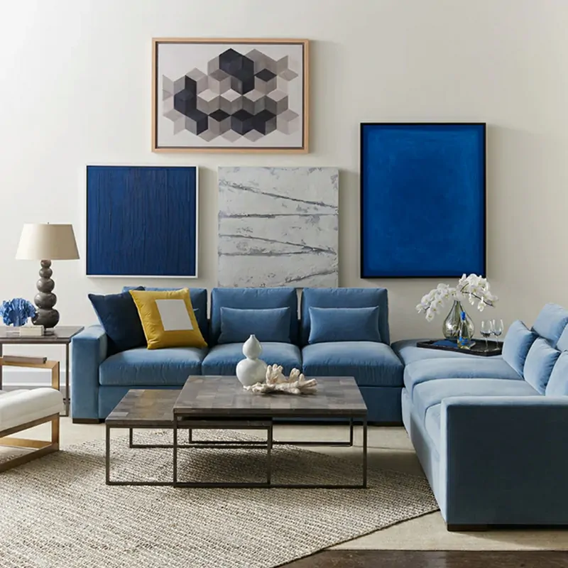 Modular Sofa – Navy Blue