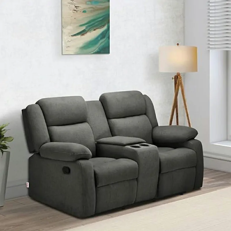 2+L Motorized Recliner with Console & Cup Holders