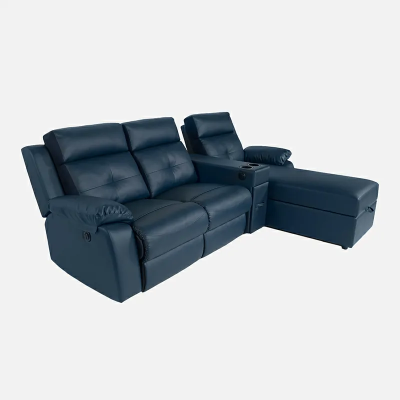 Sectional Recliner with Lounger Style