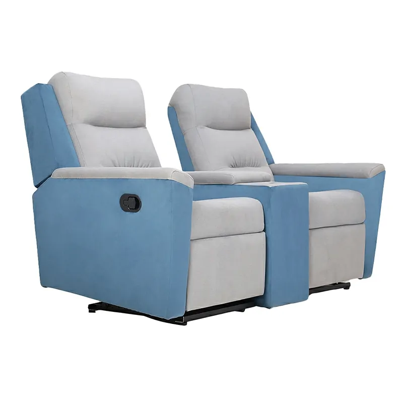 2 PC Recliner with Console & Cup Holders