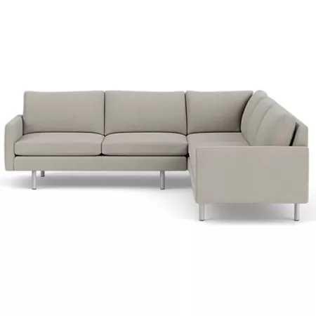 L Shape Sofa and Lounger featuring Adjustable Headrests