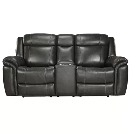 Two Seater Motorized Recliner Sofa with Console – Edge