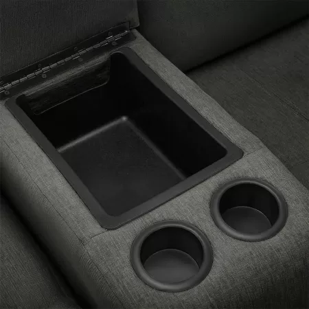 2+L Motorized Recliner with Console & Cup Holders