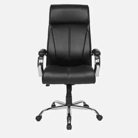 Leatherette Executive Chair in Black