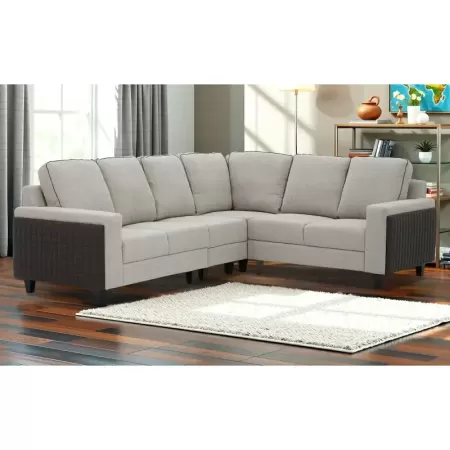 American Fabric Corner Sofa – Four Seater