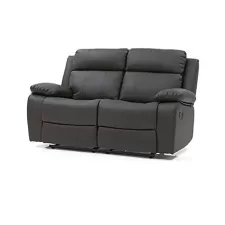 Robert Leatherette 2 Seater Sofa