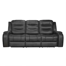 Three Seater Motorized Recliner Sofa – Silk Grey