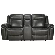 Two Seater Motorized Recliner Sofa with Console – Edge