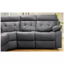 Full Leather Recliner Corner Set (2 PC)