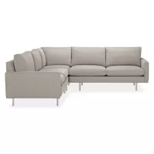L Shape Sofa and Lounger featuring Adjustable Headrests