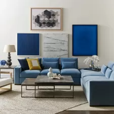 Modular Sofa – Navy Blue
