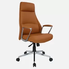 Leatherette Executive Chair – Tan Color