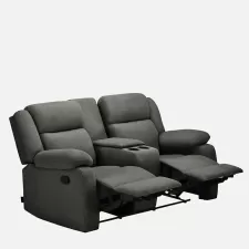 2+L Motorized Recliner with Console & Cup Holders