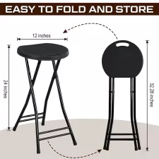 Folding Stool – Black