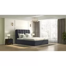 Faroe Engineered Wood Queen Size Drawer Storage Upholstered Bed