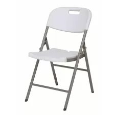 White & Light Grey Foldable Chair